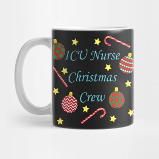 ICU Nurse Christmas Crew (Blue) Mug